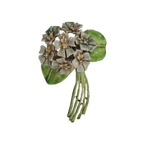 Signed BSK MY FAIR LADY Tall Flower Bouquet Brooch - Picture 1 of 6